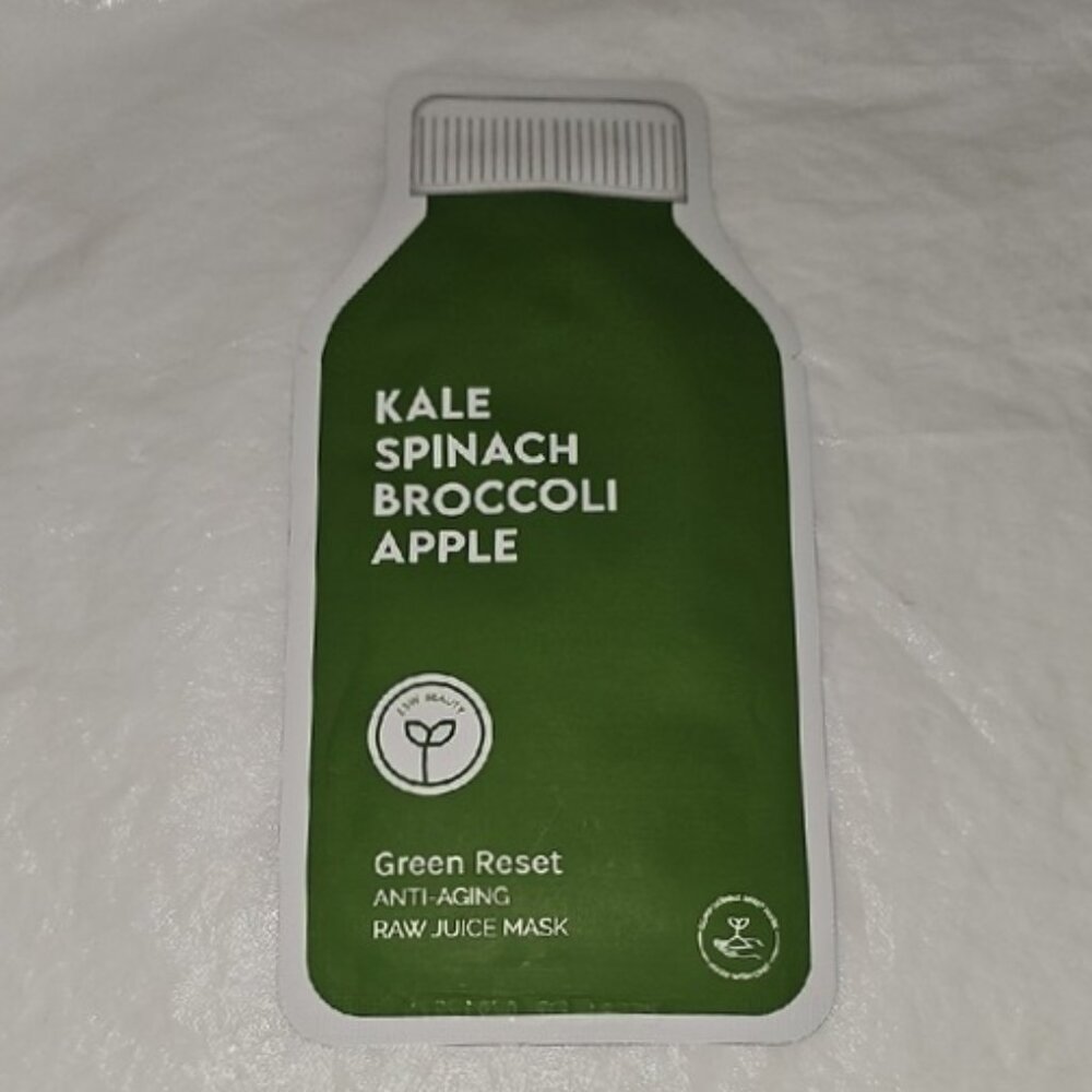 ESW Beauty Green Reset - Anti-Aging Raw Juice Face Mask - Revitalizing with Kale